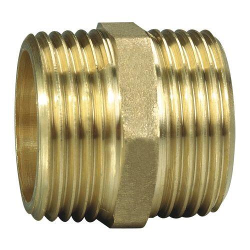 An image of the Flowflex Brass Hex Nipple, product code: 3280
