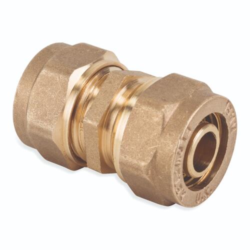 An image of the Flowflex PEX Straight Coupling, product code: PX901