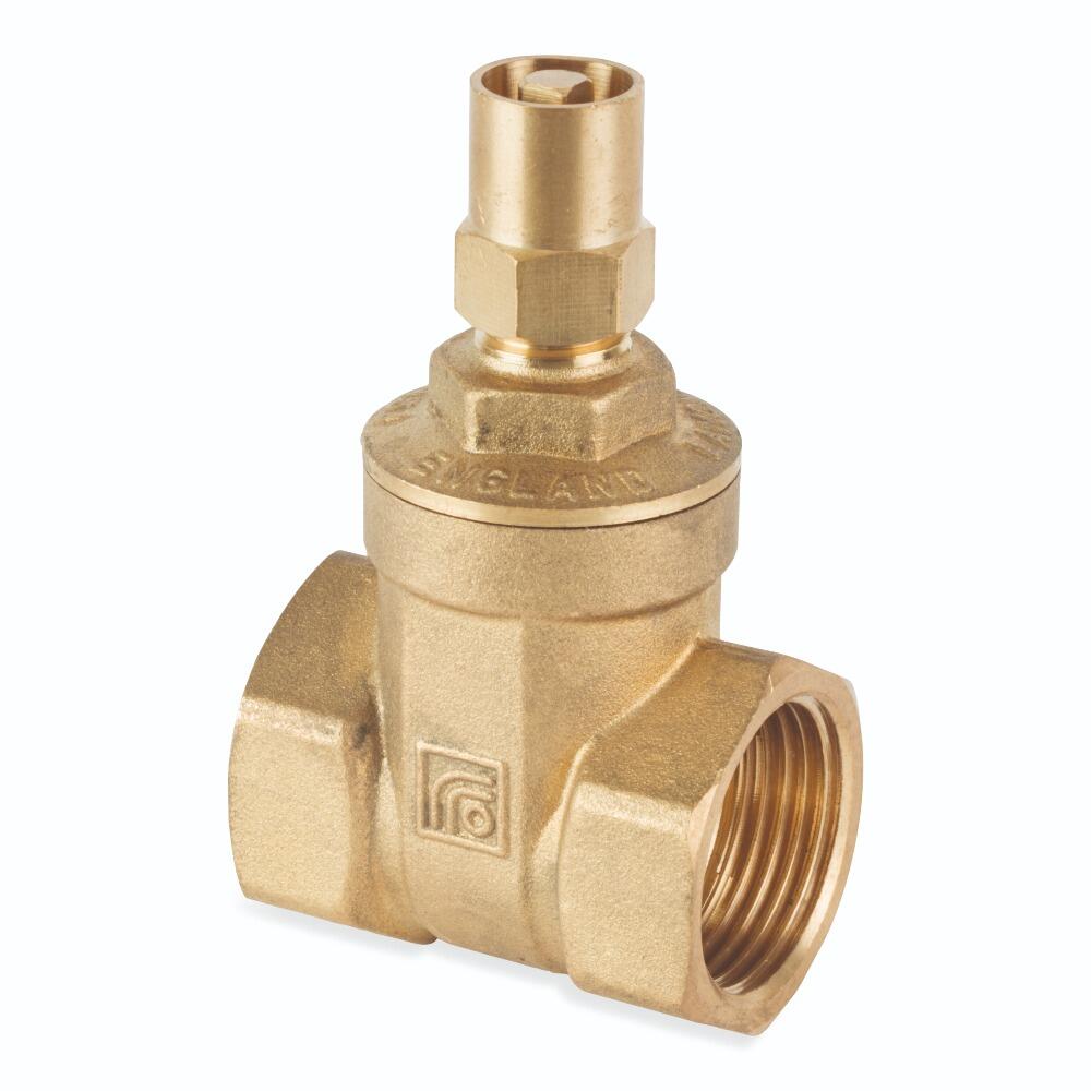 An image of the Flowflex Female Lockshield Brass Gate Valve, product code: L198LS