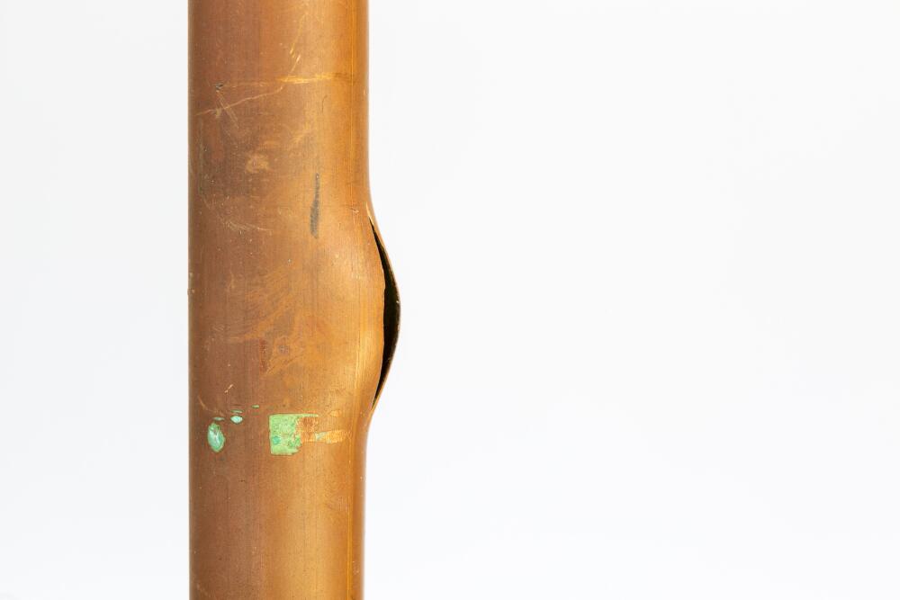 Image showing a burst Copper Pipe