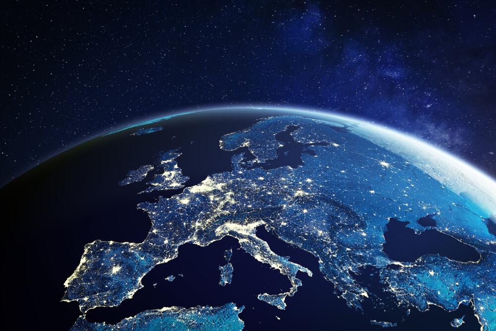 Europe viewed from space